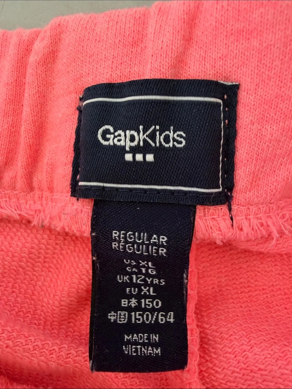 GAP KIDS bright Coral Tie-Waist Athletic Shorts